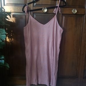 AE Stripped mini dress large